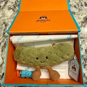 Jellycat Amuseables Pickle Plush NIB!